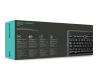 Logitech Klawiatura komputerowa LOGITECH K800 Bezprzewodowa US 920-00 - 1381019 - zdjęcie 8
